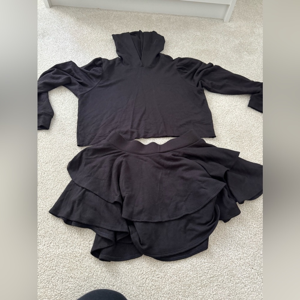 Katie J NYC Hoodie and Skirt Set